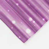 明るい抽象芸術ピンクの背景(グリッター) フリースブランケット (角)