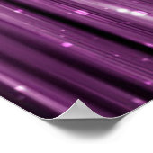 明るい抽象芸術ピンクの背景(グリッター) ポスター (角)