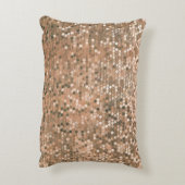 明るい抽象芸術モザイクヴィンテージの背景(glo) アクセントクッション (裏面(縦))