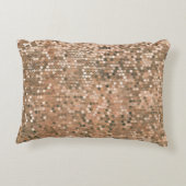 明るい抽象芸術モザイクヴィンテージの背景(glo) アクセントクッション (裏面)