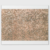 明るい抽象芸術モザイクヴィンテージの背景(glo) ラッピングペーパー (フラット)