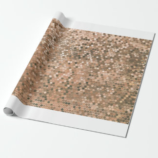 明るい抽象芸術モザイクヴィンテージの背景(glo) ラッピングペーパー