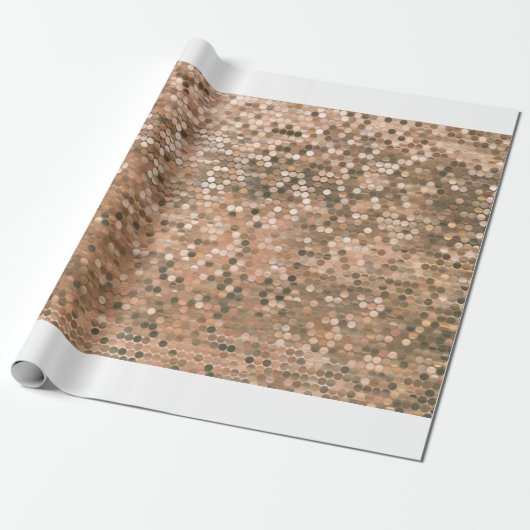 明るい抽象芸術モザイクヴィンテージの背景(glo) ラッピングペーパー (アンロールド)