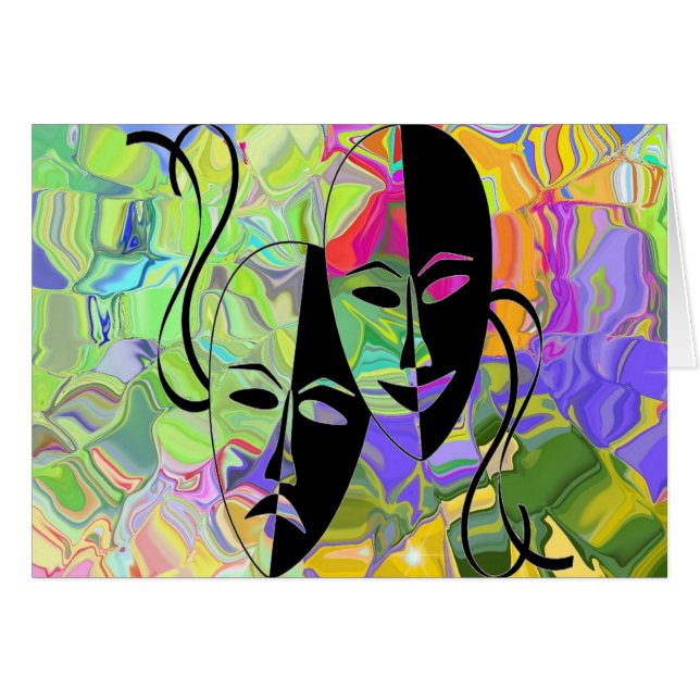 明るい抽象芸術色 (正面横)