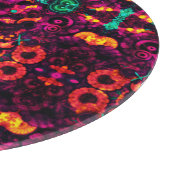 明るい抽象芸術色 カッティングボード (角)