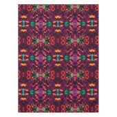 明るい抽象芸術色 テーブルクロス (正面)