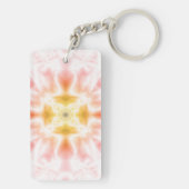 明るい抽象芸術 キーホルダー (裏面)