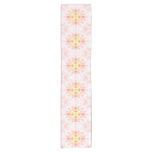 明るい抽象芸術 ショートテーブルランナー (正面)