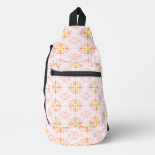 明るい抽象芸術 スリングバッグ