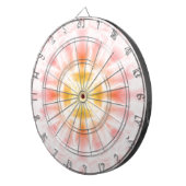 明るい抽象芸術 ダーツボード (正面右)