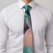 明るい抽象芸術 ネクタイ