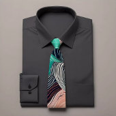 明るい抽象芸術 ネクタイ