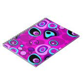 明るい抽象芸術 ノートブック (左側)