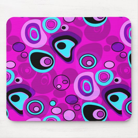 明るい抽象芸術 マウスパッド (正面)