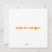 明るい招待 シーズンカード (裏面)