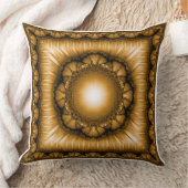 明るい放射ジオメトリオーナメント クッション (ブランケット)