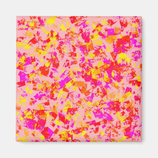 明るい数々の抽象芸術色の絵を描点 マグネット