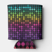 明るい数々の色のヴィンテージ抽象芸術 缶クーラー (裏面)