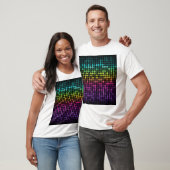 明るい数々の色のヴィンテージ抽象芸術 Tシャツ (ユニセックス)