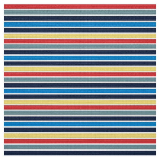 明るい数々の色の水平ストライプ色。 ファブリック (見本)