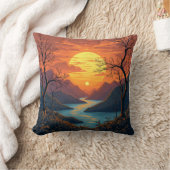 明るい新年のためのピロークッション クッション (ブランケット)