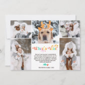 明るい新年レビュー5フォトコラージンググリッド シーズンカード (正面)