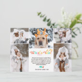 明るい新年レビュー5フォトコラージンググリッド シーズンカード (スタンド正面)