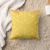 明るい日の出とラインの万華鏡 クッション (ブランケット)