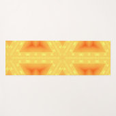 明るい日の出の万華鏡のように千変万化するパターン ヨガマット (正面(横))