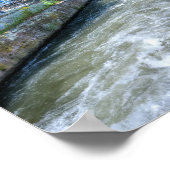 明るい日の橋からのストラスブールの眺め ポスター (角)