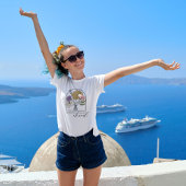 明るい日前山花 Tシャツ