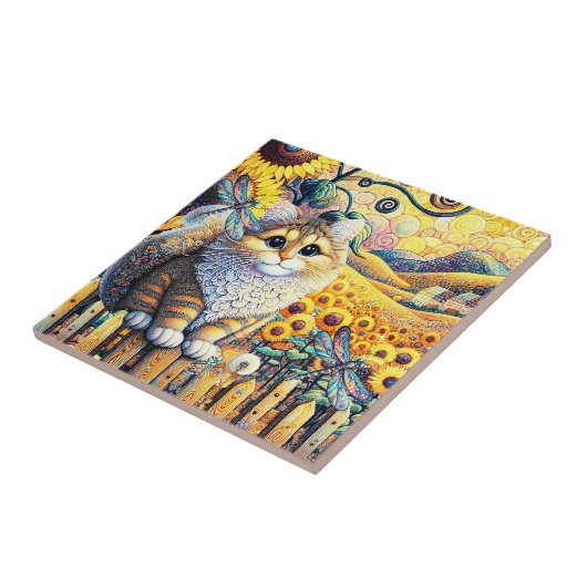 明るい日当たりの良い日用セラミックタイル タイル (側面)