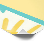 明るい日照りフォト誕生日 ポスター (コーナー)