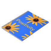 明るい日黄色の花オン王室のブルー ノートブック (左側)