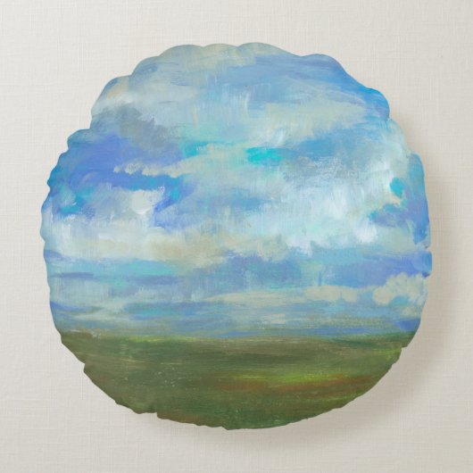 明るい日2 ラウンドクッション (正面)