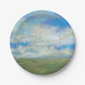 明るい日I ペーパープレート (正面)