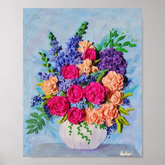 明るい明るいアートプリント ポスター (正面)