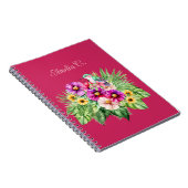 明るい明るいヒマワリ&トロピカル ノートブック (右側)