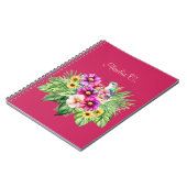 明るい明るいヒマワリ&トロピカル ノートブック (左側)