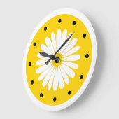 明るい明るいフローラ台所時計 ラージ壁時計 (傾斜)