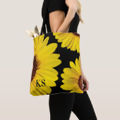 明るい明るいモノグラムヒマワリトートバッグ トートバッグ (クローズアップ)