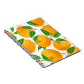 明るい明るい水色の手描きシームレスなパターン ノートブック (右側)