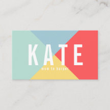 明るい明るい色のMommyカード