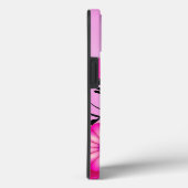 明るい明るい赤紫色ピンクフローラハイビスカスフラワータフ Case-Mate iPhoneケース (裏面 / 右)