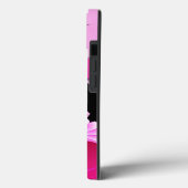 明るい明るい赤紫色ピンクフローラハイビスカスフラワータフ Case-Mate iPhoneケース (裏面 / 左)