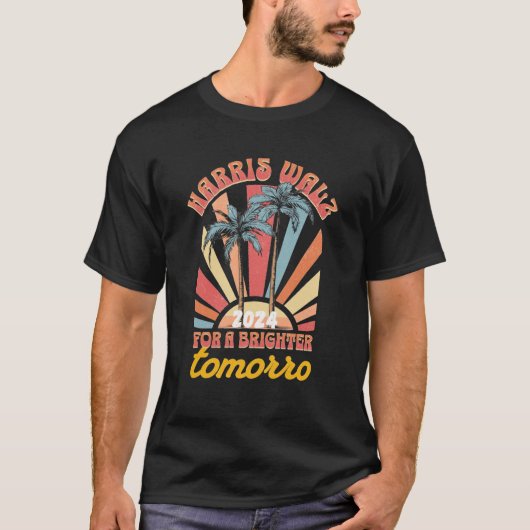 明るい明日のためにハリスワルツBoho Aestetti Tシャツ (正面)