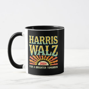 明るい明日のためにハリスワルツKamala Harris マグカップ
