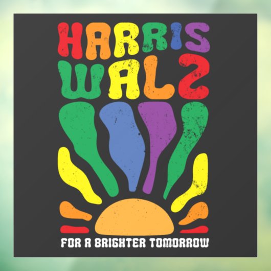 明るい明日のためにハリス・ワルツKamala LGBT ウィンドウサイン (シート3)