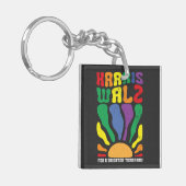 明るい明日のためにハリス・ワルツKamala LGBT キーホルダー (正面左)