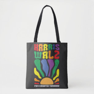 明るい明日のためにハリス・ワルツKamala LGBT トートバッグ